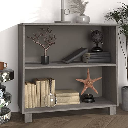 CIADAZ Sideboard, Kommode Schlafzimmer, Kommoden & Sideboards, Wohnzimmerschrank, Flur Kommode, Zimmer Möbel, Wohnzimmer Schränke, Hellgrau 85x35x80 cm Massivholz Kiefer