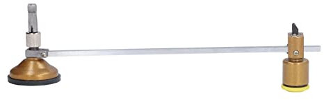 Risegun Cortador circular de vidrio, cortador circular de vidrio, herramienta de corte de vidrio ajustable con ventosa, 600 mm, para cerámica, redondo