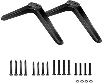 FackLOxc Supporto per televisore con supporto sicuro per diversi modelli di televisione, facile da installare, regolabile