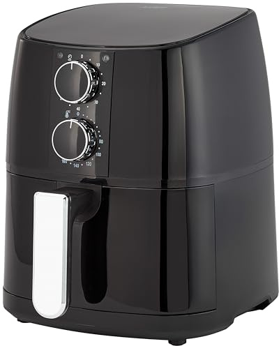 Judge Air Fryer 4L, Non-Stick Multicooker with auto shut off, 1400W, Uses No Oil, Healthier Alternative to Oven or Deep Fat Fryer, Black