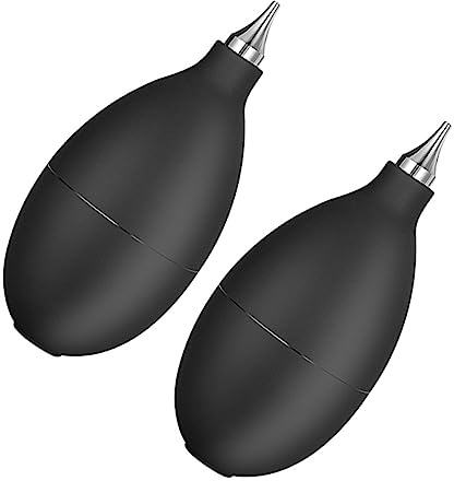 TINEASUR Soffiatore d'Aria in Gomma 2 Pezzi per Pulizia Sensori e Tastiere Grande e Design Speciale per Rimuovere Polvere da Obiettivi Fotocamera