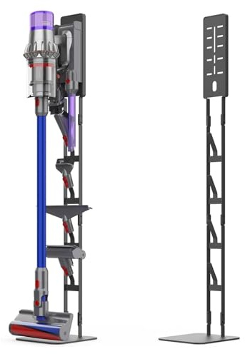 AIKOLZON Staubsauger Ständer Vakuum Zubehörhalter Metall Halterung Kompatibel mit Die meisten Staubsauger Handheld Kabellose Reiniger Zubehörhalter Speichern und Organisieren