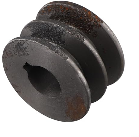 Keilriemenscheibe, Typ A, Doppelrillenmotor-Riemenscheibe für Elektrowerkzeuge, Gusseisen, 50 mm-100 mm, kompatibel mit Keilriemen der A-Serie, 13 Größen (50 x 31 x 19 mm)
