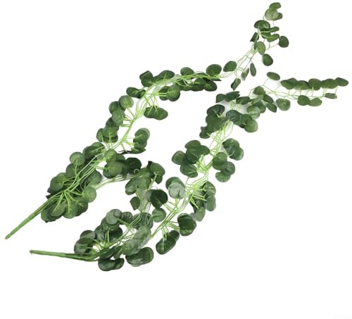 Guirlande de lierre artificiel à suspendre, 90 cm, fausse vigne de verdure pour mur, porte, miroir et décoration de banquette, lot de 2, plastique et soie