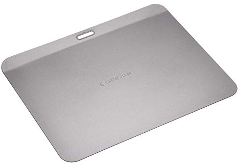 MasterClass Plancha para horno antiadherente sin PTFE, PFOA ni BPA, robusta de acero al carbono de 1 mm de grosor, 35 x 28 cm