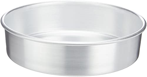 Pentole Agnelli Linea Pasticceria e Pizza Tortiera Conica in Alluminio con Orlo (H 8 Cm), Argento, 32 cm