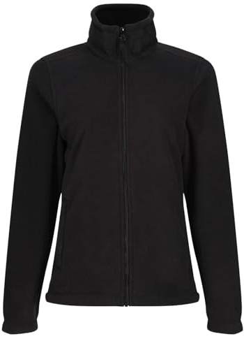 Regatta Women's Ladies Micro Full Zip Fleece Jacket, Black (Black), 18 (Manufacturer Size:18)