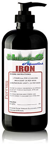Aquarium Fertilizer | Ferrum Liquid Iron 500ml Bottle | NilocG Aquatics | Highly Concentrated Iron Supplement for Planted Tanks
