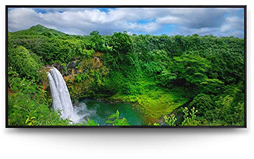 Modernes Leinwand mit schwarzen Schattenfugenrahmen 120x60cm als Wandbild