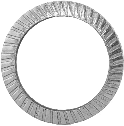 Techtanium SCHNORR-Sicherungsscheiben M8 aus Edelstahl A2 (100 Stück) | Versch. Größen & Verpackungseinheiten verfügbar | Schnorrscheiben | Unterlegscheiben