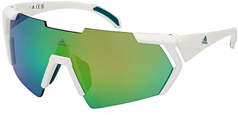 adidas Sport CMPT Aero Brille, Weiß/Other, 00/0/140 für Herren, Weiß/Other