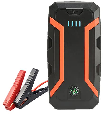 Avviatore D'emergenza per Auto, 1500 A 12000 MAh Avviatore Portatile per Auto Fino A 7,2 Litri di Gas, Motore da 5,5 Litri, Amplificatore di Batteria Automatico da 12 V con