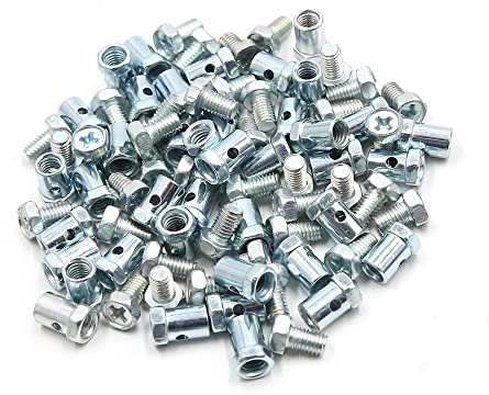 A ABSOPRO Motorrad Bremsleitung Kabelschrauben Fester Drahtverschluss (Set von 40)
