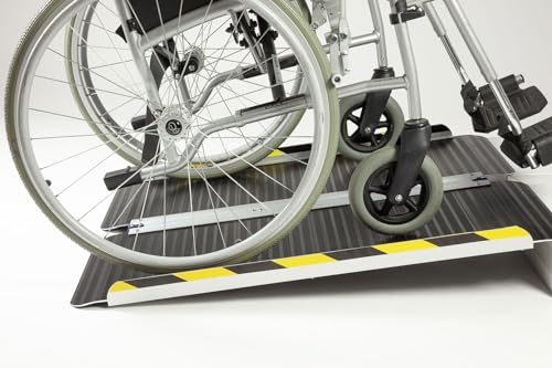 The Ramp People Rollstuhlrampe, zusammenklappbar, 60 cm – 182 cm – tragbare Rollstuhlrampe für Türen mit Stufen (91cm)