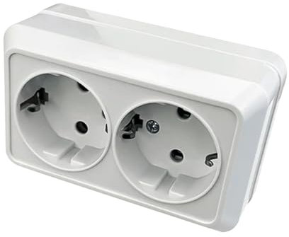 Adattatore per presa UE, presa elettrica standard tedesca UE | Prese tedesche del convertitore a CA 250 V,da viaggio francese impermeabile professionale in rame 16A