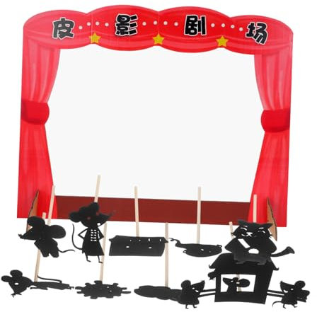 COSMEVIVI 1satz Schattenspiel Puppen Für Mädchen Bastelspielzeug Geschichtenerzählen Und Sensorischem Spiel Mit Traditionellen Chinesischen Werkzeugen Und Lehrreich
