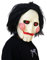 Horror Saw Mask Scary Clown Killer Jigsaw Masks Carnival Halloween Costume Party Props (Scary Mask)
