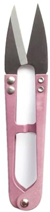 AMSLSIU Mini tijera de acero de alto carbono, tijeras de coser, herramientas de corte, cortadoras de hilo Thrum, suministros DIY, accesorio de puntada para el hogar, rosado