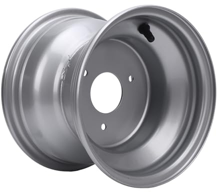 aqxreight Llanta para ATV de 18 X 9,50-8 Pulgadas, Aleación de Aluminio de Alta Resistencia, Repuesto para (Tres Hoyos (Espacio de Orificio: 78 mm / 3.07in))