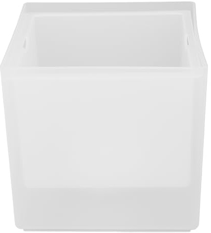 SUNGOOYUE Grand Seau à Glace LED RGB de 3,5 L, Double Couche, Fête à Domicile, KTV, Bière, Champagne, étanche, carré, Portable, Bar pour Réunion de Famille