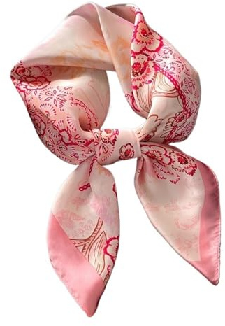 1 st Scarf Hårhalsdukar 70 cm Fyrkantiga blommönster Huvudsjal Sommarsjal Pannband(4)