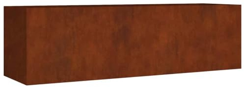 Emmtore Jardinera Acero corten 280x80x80 cm