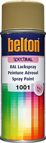belton spectRAL Lackspray RAL 1001 beige, glänzend, 400 ml - Profi-Qualität