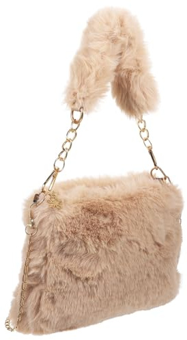 Kisangel Kapacitet Plysch Axelväska för Kvinnor Chic Modeväska med Mjukt Material Multifunktionell Crossbody och Axelremsväska för och Olika Tillfällen stil