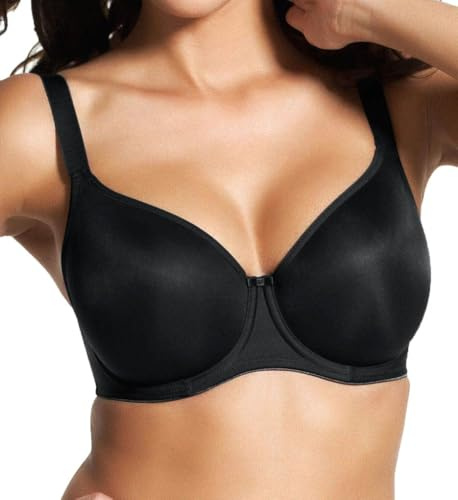 Fantasie Damen glättender Nahtloser Balconette-BH, Schwarz, 75F