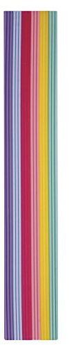 Rayher Hobby 31498000 Wachs-Zierstreifen Pastell, 230 x 2 mm, 6 Farben á 3 Streifen sortiert