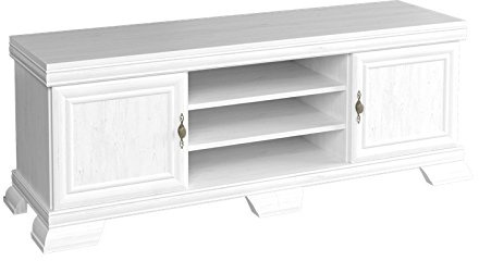 Tv Eckschrank Kora KRT2 Lowboard unterschrank Fernsehenschrank mit 2 Türen (Andersen Kiefer)