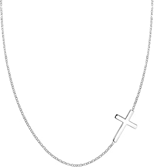 Elli Halskette Damen Kreuz Anhänger Religion Basic in 925 Sterling Silber