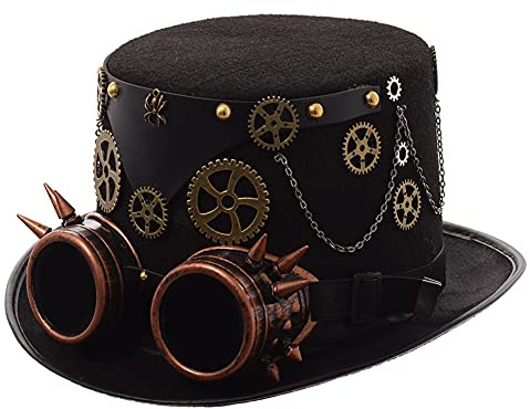 GRACEART Unisex Steampunk Hut Hut