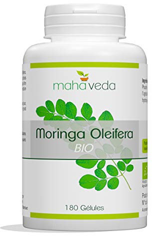 Phyto Sud Moringa Bio Gelules 2550 mg - Protéines, Minéraux, Calcium, Potassium, Vitamines - Complement Alimentaire Naturel - Dosage renforcé à 425 mg par gélule - Fabriqué en France - 180 gélules