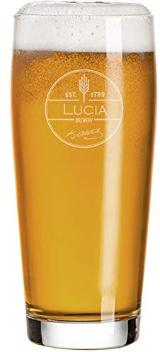 Angolo del Regalo Bicchiere da Birra Personalizzata con Nome - Label