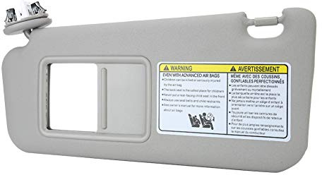Visor Solar Izquierdo 7432042501B2 Original Protección Solar para RAV4 2006 2009 Color Gris Material ABS