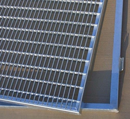 SPH Gitterrost verzinkt 400x1100mm mit ZARGE Maschenweite 30x10mm Gesamthöhe 23mm