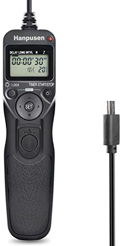 Camera Wired Intervalometer Controller, Remote Switch with Digital Timer Compatible with Sony ZV-1, 7, 6400, 6300, 6000; Replaces Sony RM-SPR1