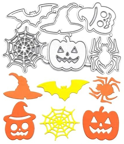 RunFar shop Halloween Stanzschablonen - Stanzformen für Scrapbooking - Zubehör Handwerk DIY Dekoration