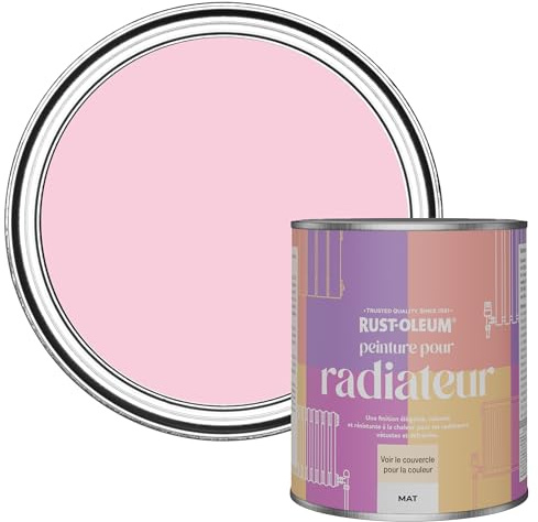 Rust-Oleum Pink Heat Resistant Radiator Paint in Matt Finish - My Husband Said No 750ML