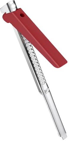 Eoixuqba Apriscatole Arthriti senza sforzo, 19,6 cm apribottiglie per anziani, 2024 regolabile, apriscatole per mani deboli, apriscatole multifunzione in acciaio, per casa e campeggio
