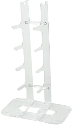 JISADER Portacuchillos, Portacuchillos, Portacuchillos Acrílico para Cuchillos de Fruta, Decoración del Hogar, Claro, Individual