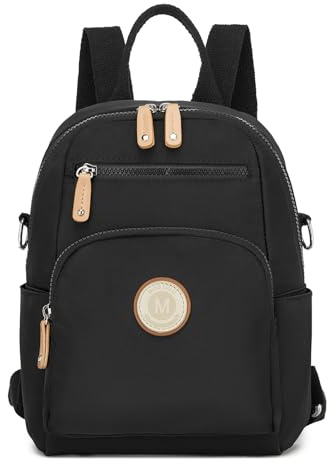 Miss Lulu Rucksack Klein Damen Elegant, Media Damenrucksack, Reiserucksack Wasserdichte Casual Daypack Tasche Schultertasche mehrzweck Umhängetasche für Arbeit Studium Reisen Einkauf