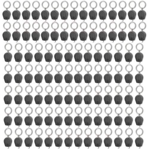 RaySoar Confezione da 100 mini torce a LED ultra luminose, piccole torce portachiavi, luce LED per attività all'aperto, luce di emergenza, guscio nero
