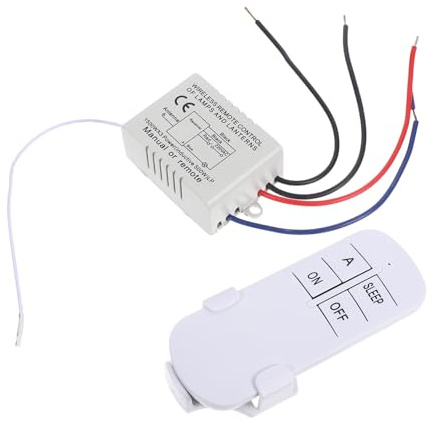 POPETPOP Interruttore Remoto Wireless Per Lampada Da Soffitto Controllo Intelligente Della Luce Telecomando Design Elegante e Funzionalità Digitale e Ufficio