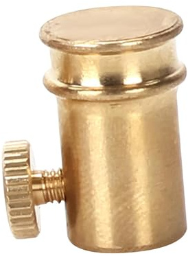 Luwecf Stimmgabel-Aufsatz für Meditation, abnehmbar, geeignet für 6 mm, Gold 1.5x2.2x1.4cm