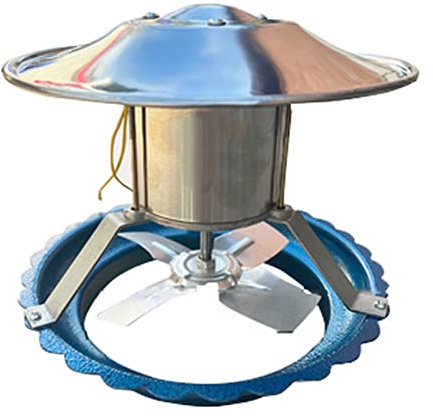 120W Chimney Fan - Electric Extractor for BBQ Huts, Fireplaces & Wood Ovens - High-Efficiency Flue Exhaust Fan for Thermo Stoves & Outdoor Cooking