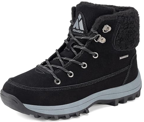 Mishansha Botas Mujer Invierno | Antideslizante, Forro cálido, Botines de Nieve