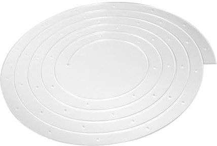 Fenteer Spirale Acrylique pour Gâteau, Décoration Déployable avec Trous pour Suspendre Fleurs et Perles, Décoration de Table de Fête, Idéale pour Mariage, Anniversaire, Baby Shower, 40 cm