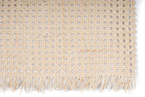 rattan-petrak 1 Meter Wiener Geflecht (Natur hell) (B 90cm), Stuhlgeflecht, Heizkörperverkleidung, Wabengeflecht aus Stuhlflechtrohr, Flechtrohrgewebe, in verschiedenen Breiten